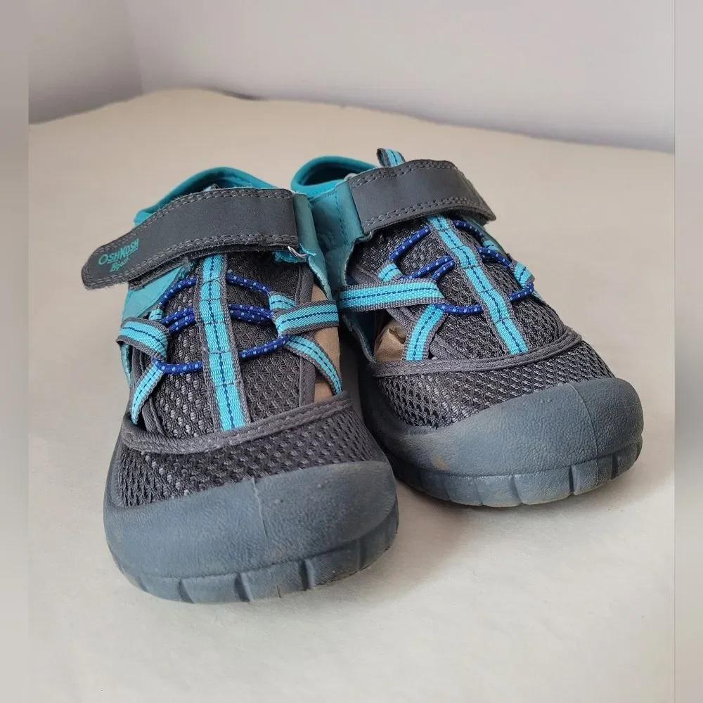 OshKosh Blue Outdoor Hiking Shoes Water Sports Climbing Comfy Breathable Size 13